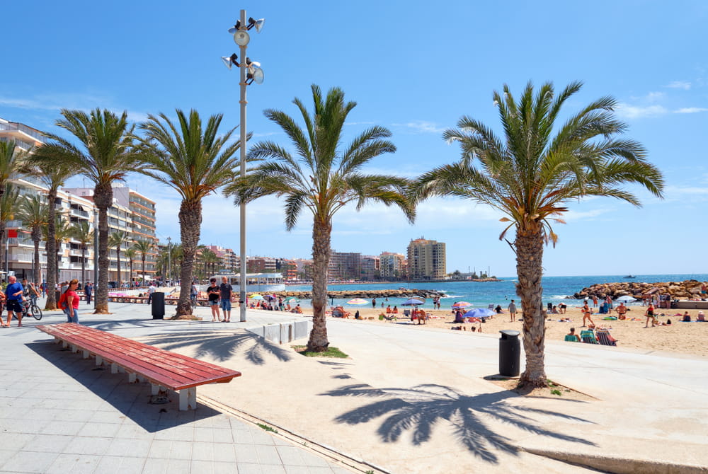 Alicante cityscape on the Costa Blanca