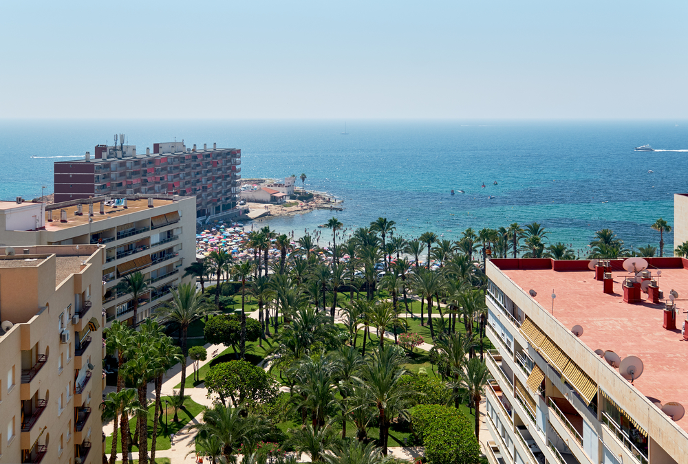The sea in Torrevieja