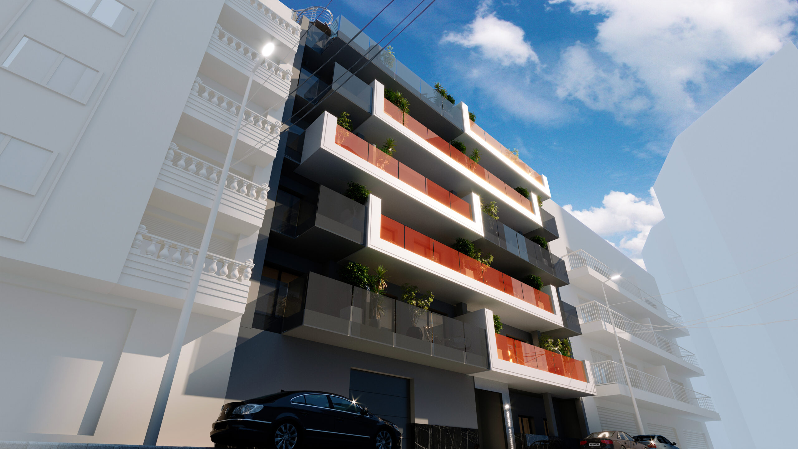 New residential complex Alegria Residencial 21 in the center of