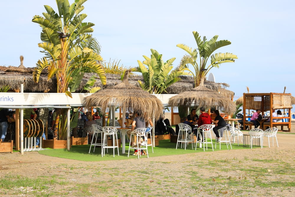 A traditional chiringuito on the Spanish coast